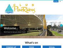 Tablet Screenshot of clubpinerivers.com.au